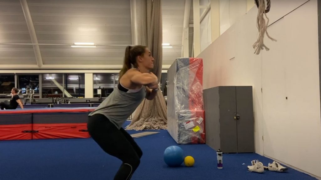 Holly-Shot-Put-Chest-Pass-Drill